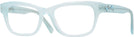 Rectangle Opal Light Blue Swarovski 2022 Computer Style Progressive View #1