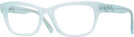 Rectangle Opal Light Blue Swarovski 2022 Single Vision Full Frame View #1
