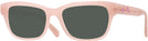 Rectangle Opal Rose Swarovski 2022 Progressive Reading Sunglasses View #1