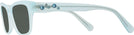 Rectangle Opal Light Blue Swarovski 2022 Bifocal Reading Sunglasses View #3
