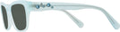 Rectangle Opal Light Blue Swarovski 2022 Bifocal Reading Sunglasses View #3