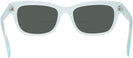 Rectangle Opal Light Blue Swarovski 2022 Bifocal Reading Sunglasses View #4