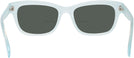 Rectangle Opal Light Blue Swarovski 2022 Bifocal Reading Sunglasses View #4