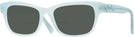 Rectangle Opal Light Blue Swarovski 2022 Bifocal Reading Sunglasses View #1