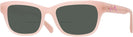 Rectangle Opal Rose Swarovski 2022 Bifocal Reading Sunglasses View #1