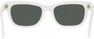 Rectangle Opal White Swarovski 2022 Bifocal Reading Sunglasses View #4
