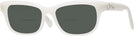 Rectangle Opal White Swarovski 2022 Bifocal Reading Sunglasses View #1