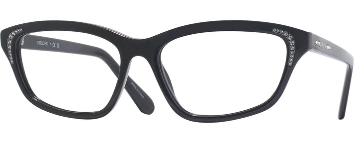 Unique Black Swarovski 2034 Single Vision Full Frame View #1