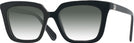 Square,Oversized Black Swarovski 2043 w/ Gradient Progressive Reading Sunglasses View #1
