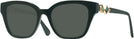 Square Dark Green Swarovski 2048 Progressive Reading Sunglasses View #1