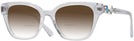 Square Transparent Swarovski 2048 w/ Gradient Bifocal Reading Sunglasses View #1