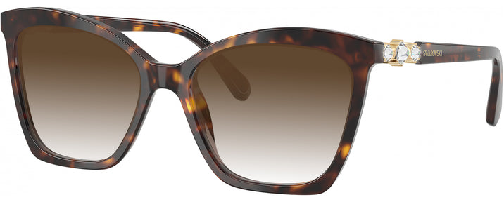 Cat Eye Havana Swarovski 2053 w/ Gradient Progressive Reading Sunglasses View #1