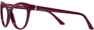 Cat Eye Shiny Bordeaux Swarovski 5192 Single Vision Full Frame View #3