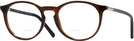 Square Shiny Dark Brown Swarovski 5217 Bifocal View #1