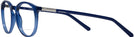 Square Shiny Blue Swarovski 5217 Bifocal View #3