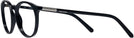 Round Shiny Black Swarovski 5217 Progressive No-Lines View #3