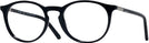 Round Shiny Black Swarovski 5217 Progressive No-Lines View #1