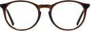 Round Shiny Dark Brown Swarovski 5217 Computer Style Progressive View #2