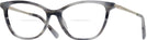 Cat Eye Grey Swarovski 5249H Bifocal View #1