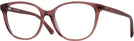Oversized Shiny Pink Swarovski 5264L Single Vision Full Frame View #1