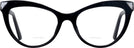 Cat Eye Shiny Black Swarovski 5268 Bifocal View #2