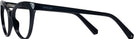 Cat Eye Shiny Black Swarovski 5268 Single Vision Full Frame View #3