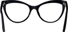 Cat Eye Shiny Black Swarovski 5268 Computer Style Progressive View #4