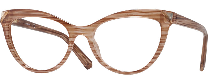 Cat Eye Light Brown Swarovski 5268 Computer Style Progressive View #1
