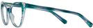 Cat Eye Turquoise Swarovski 5268 Progressive No-Lines View #3