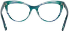 Cat Eye Turquoise Swarovski 5268 Progressive No-Lines View #4