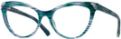 Cat Eye Turquoise Swarovski 5268 Progressive No-Lines View #1