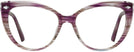 Cat Eye Violet Swarovski 5270 Single Vision Full Frame View #2