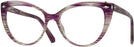 Cat Eye Violet Swarovski 5270 Computer Style Progressive View #1
