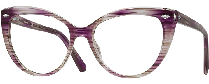 Cat Eye Violet Swarovski 5270 Single Vision Full Frame View #1