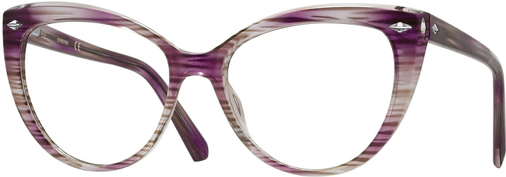 Cat Eye Violet Swarovski 5270 Computer Style Progressive View #1