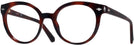 Round Dark Havana Swarovski 5272 Computer Style Progressive View #1