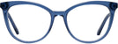 Cat Eye Shiny Blue Swarovski 5278 Single Vision Full Frame View #2