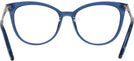 Cat Eye Shiny Blue Swarovski 5278 Single Vision Full Frame View #4