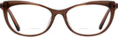 Cat Eye Dark Brown Swarovski 5280 Bifocal View #2