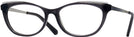 Cat Eye Grey Swarovski 5280 Single Vision Full Frame View #1