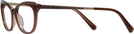 Cat Eye Dark Brown Swarovski 5280 Progressive No-Lines View #3