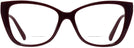 Cat Eye Burgundy Swarovski 5290 Bifocal View #2
