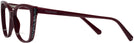 Cat Eye Burgundy Swarovski 5290 Bifocal View #3