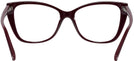 Cat Eye Burgundy Swarovski 5290 Single Vision Full Frame View #4
