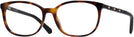 Square Dark Havana Swarovski 5300 Computer Style Progressive View #1