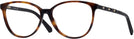 Oversized,Round,Wayfarer Dark Havana Swarovski 5301 Computer Style Progressive View #1