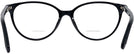 Oval Shiny Black Swarovski 5302 Bifocal View #4