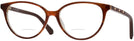Oval Light Brown Swarovski 5302 Bifocal View #1