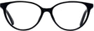 Oval Shiny Black Swarovski 5302 Progressive No-Lines View #2