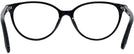 Oval Shiny Black Swarovski 5302 Progressive No-Lines View #4